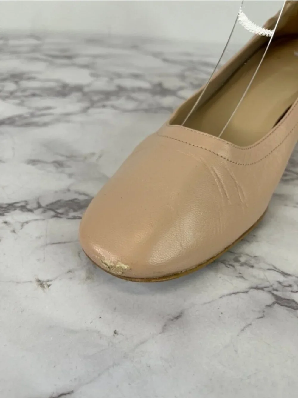 Everlane Women's Pale Pink The Leather Day Heel Sz 8
